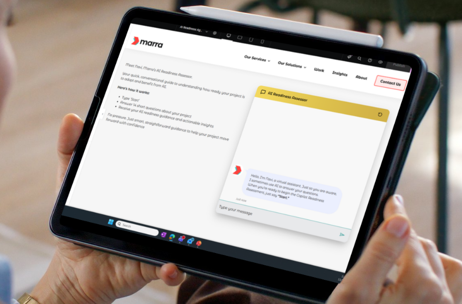 person holding a tablet