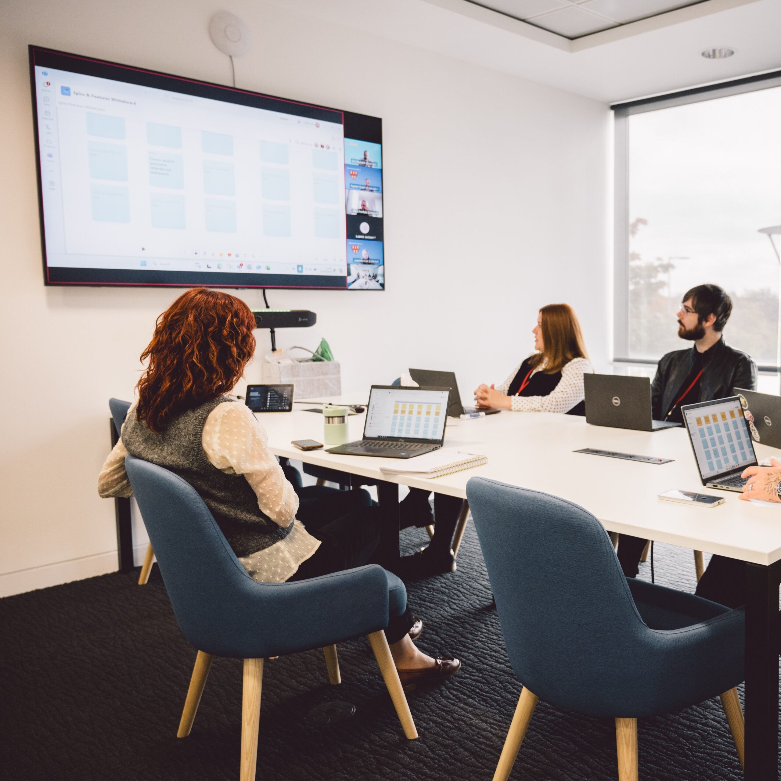 Team of people in a meeting
